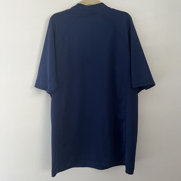 Land’s End Boys Navy Short-Sleeve Rash Guard Swim‎ Shirt Size Large 10-12 - Picture 7 of 9